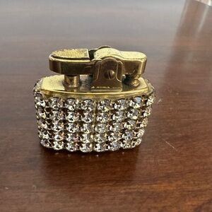 Vintage Marhill Rhinestone Lighter, Made in Japa